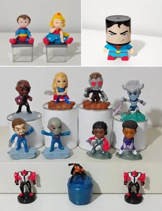 Lote Heróis Miniaturas 
