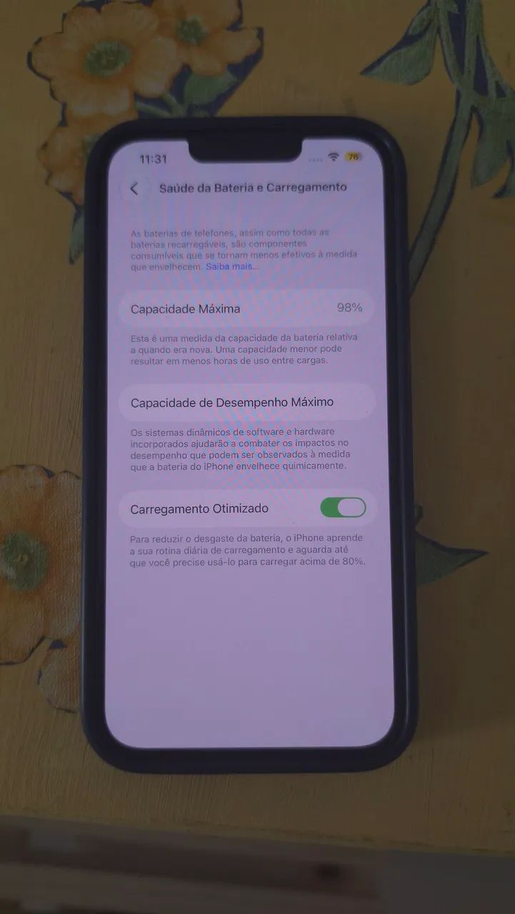Iphone 13 - 98% bateria