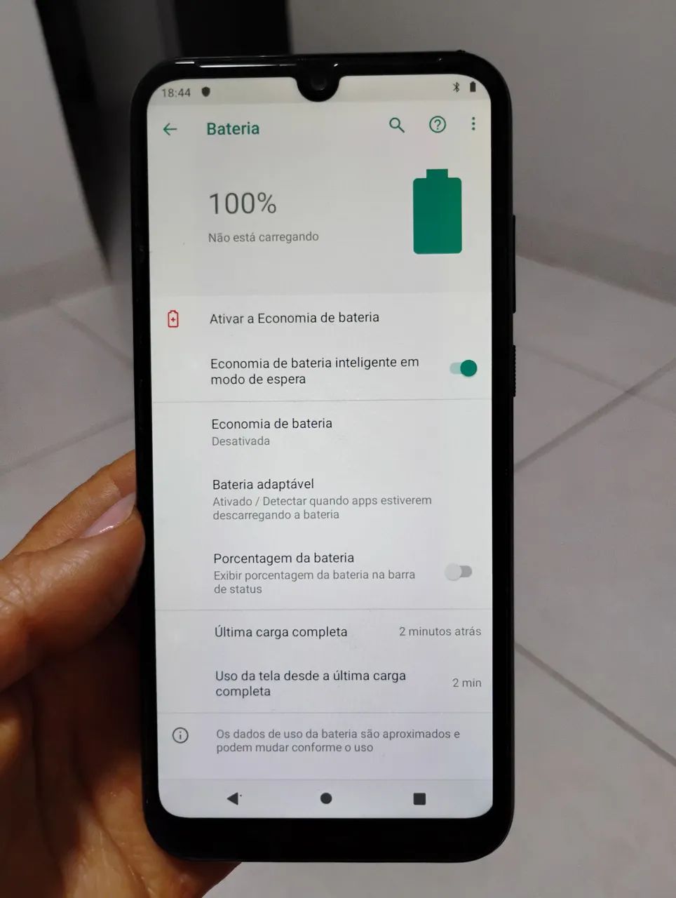 Moto E6s Azul Navy com Película - Foto 2