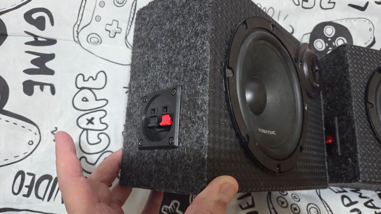 Vendo Caixa de Som AudioPhonic 50rms cada. - Foto 4