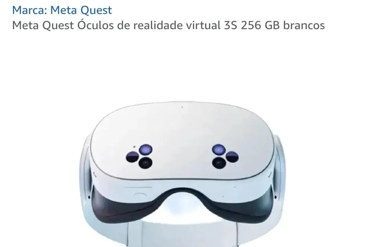 Meta Quest 2 128GB + Strap BoboVR c/ Bateria Extra + Caixa