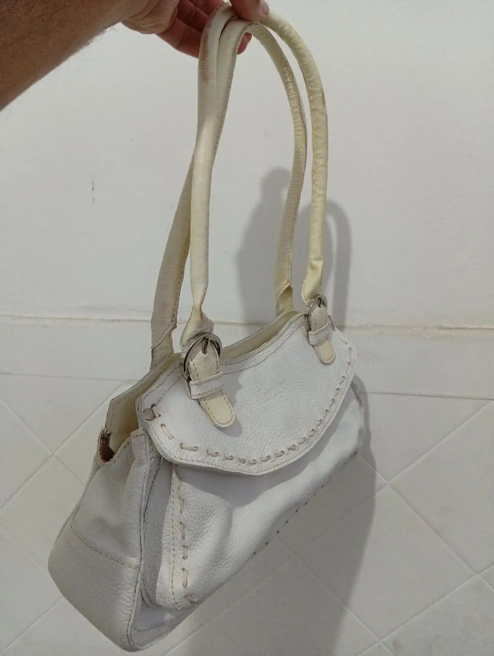 Bolsa em couro legítimo anos 2000 - Foto 2