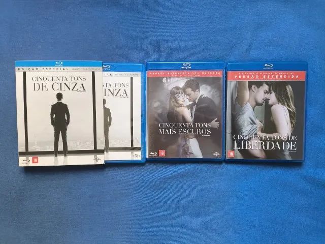 Blu-ray - Trilogia Cinquenta Tons de Cinza e Trilha Sonora - Foto 2