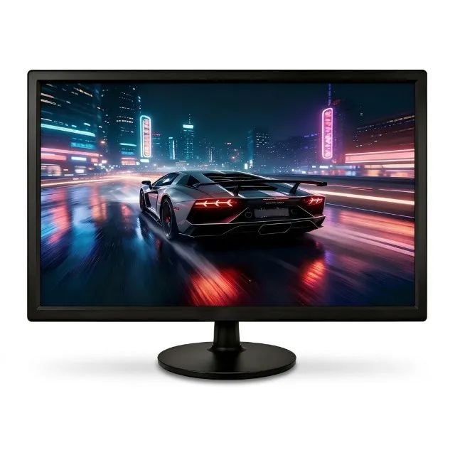 Monitor Weyon 19 Polegadas LED HD HDMI VGA Bivolt Preto Para PC Computador DVR Home Office