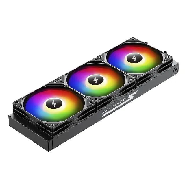Water Cooler SuperFrame ISENGARD MAGIC 360mm Tela Telinha Display LCD Customizável ARGB - Foto 5