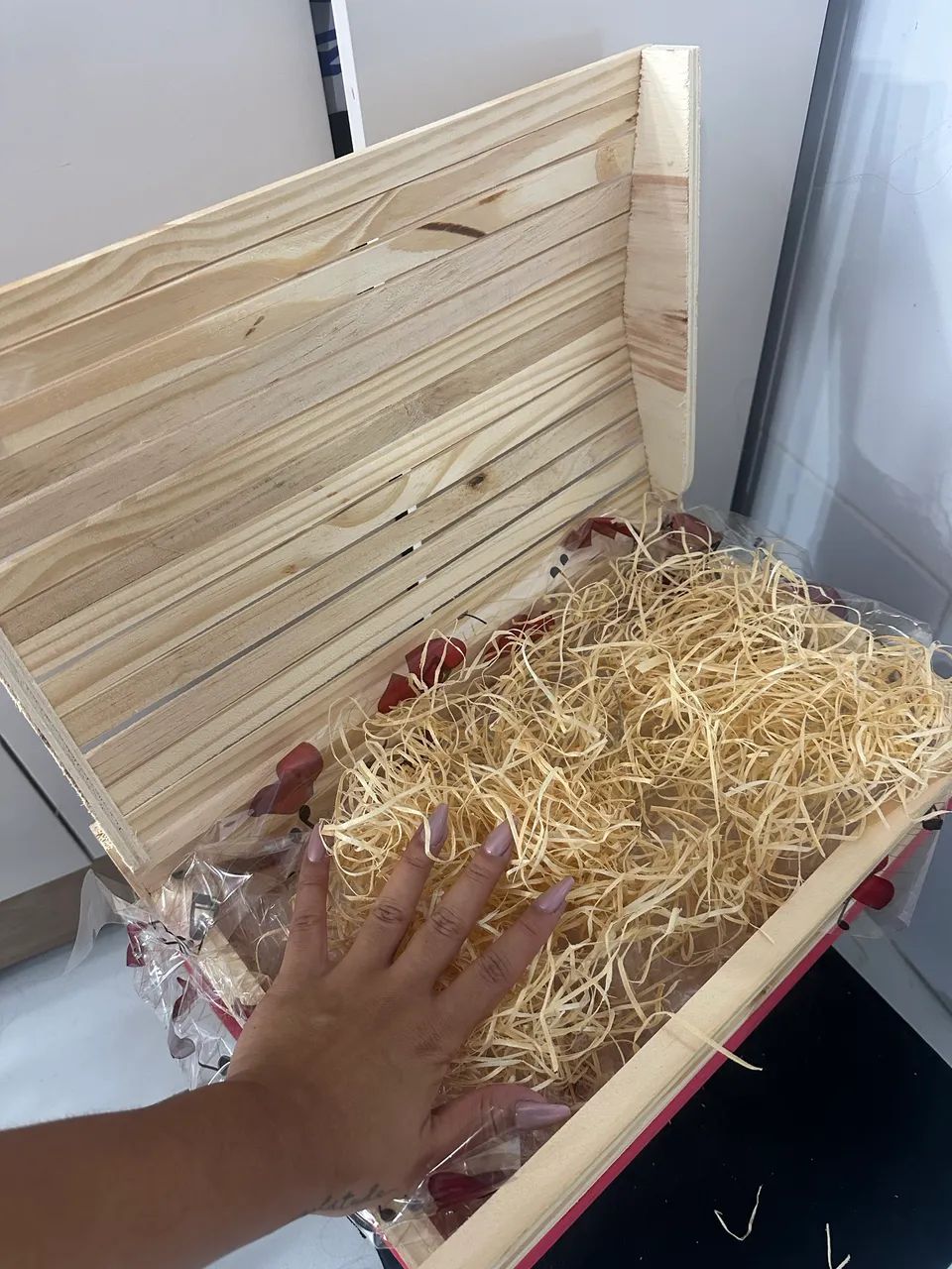Caixa cesta para presente ou decoração  - Foto 2