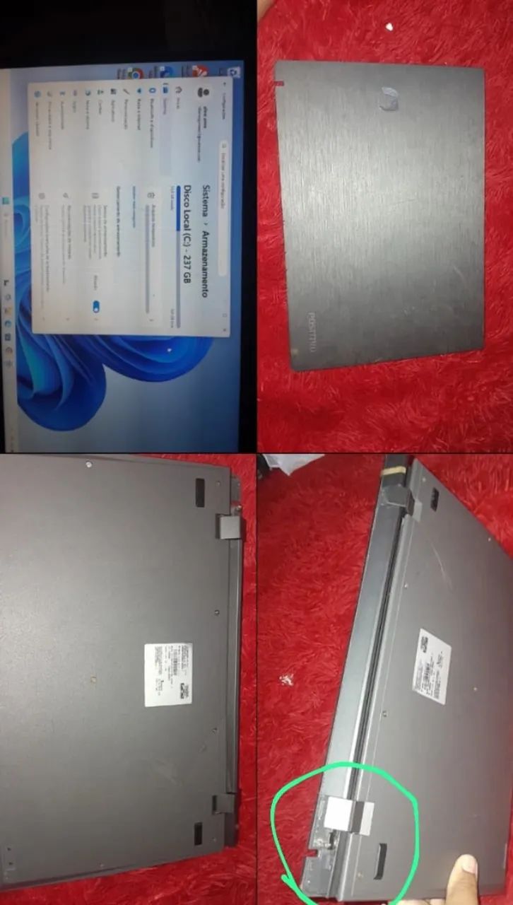 Notebook 237gb 