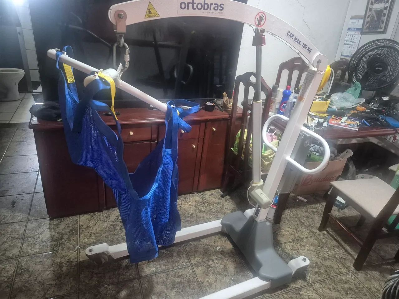 Guincho hospitalar eletrico para acamados - Foto 4