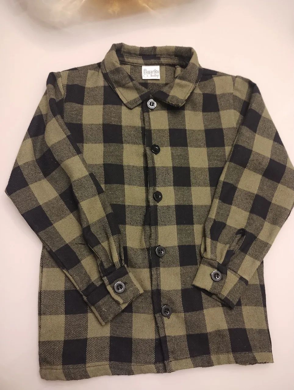 Camisa xadrez infantil 