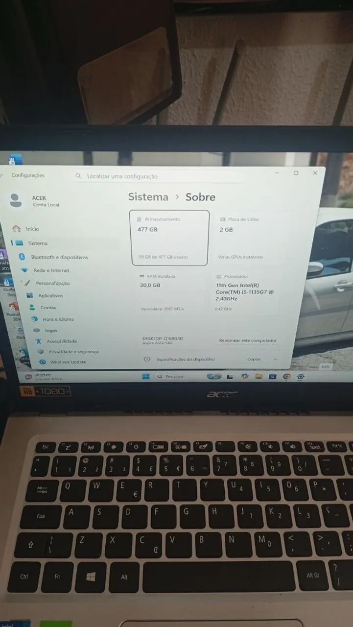 Notebook Acer i5 - Foto 3