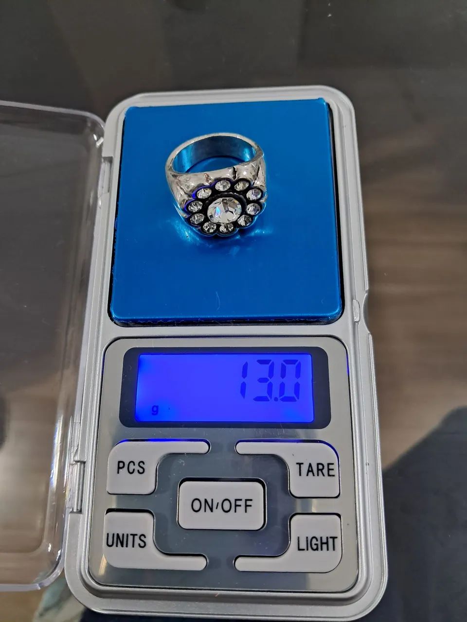 Anel de prata com zirconia - Foto 5