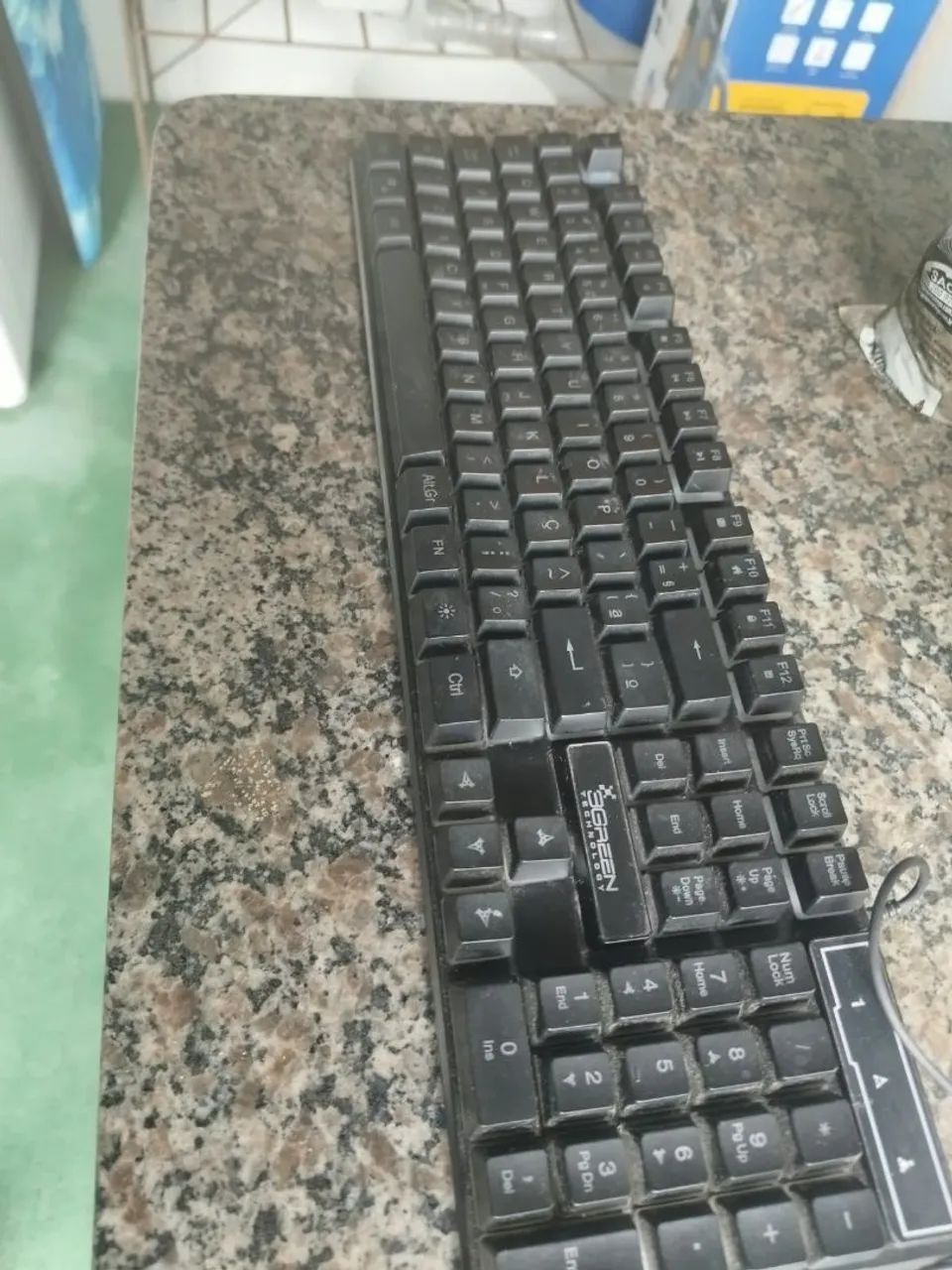 Teclado 3Green LED RGB usado - Foto 2
