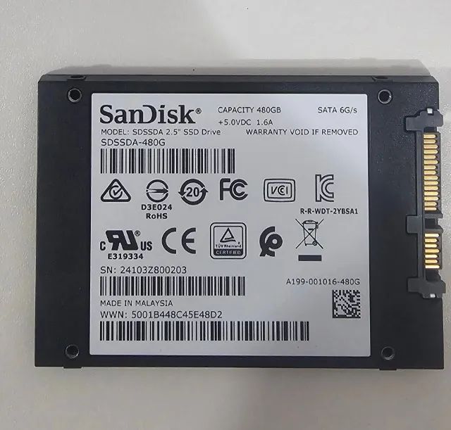 SSD 480gb Sandisk