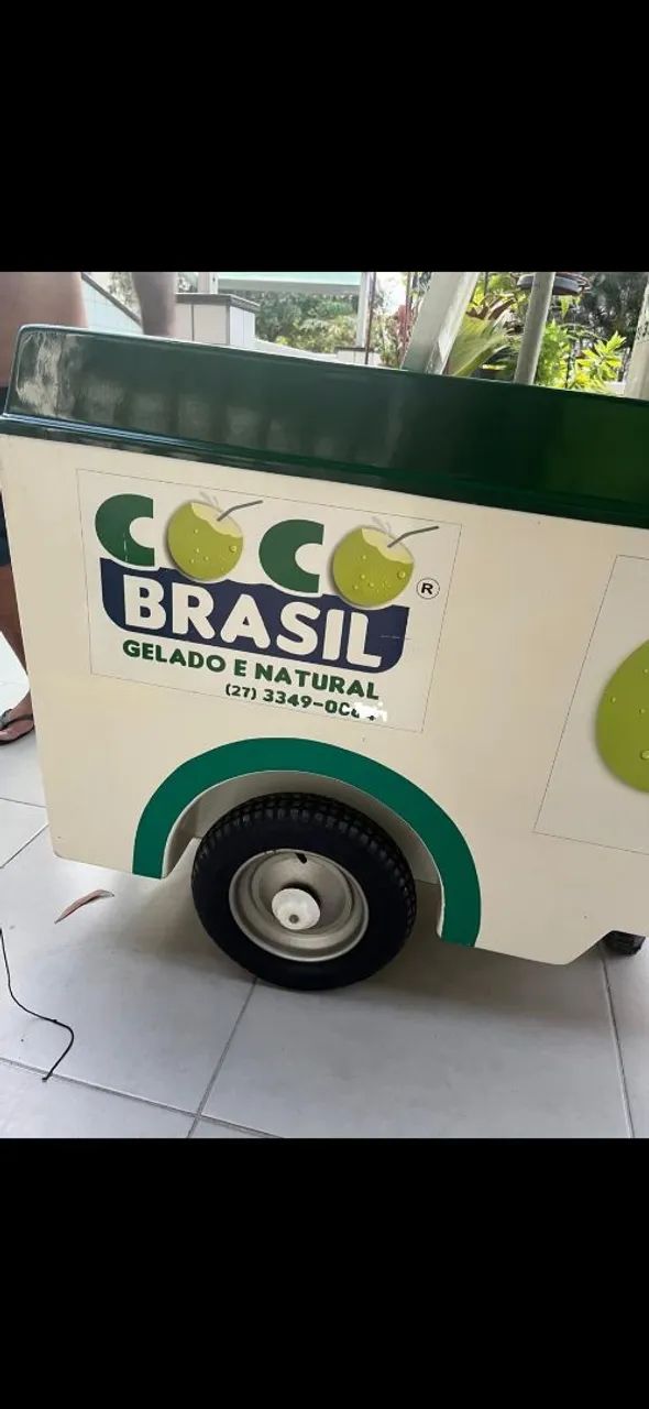 Carrinho água de coco
