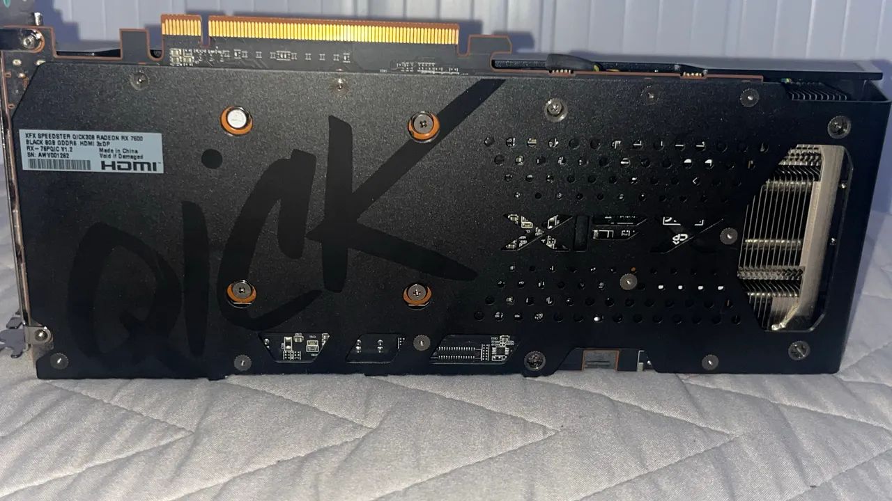 Placa de vídeo AMD radeon rx 7600 xfx qick 308 - Foto 3