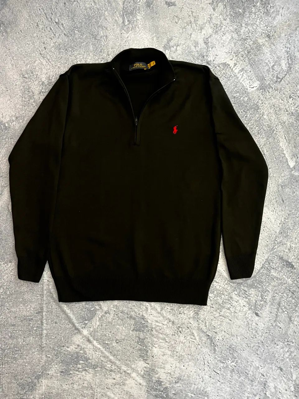 Quarter Zip Ralph Lauren - Preto