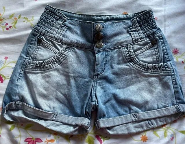 Shorts femininos Tam P e 36 - Foto 5