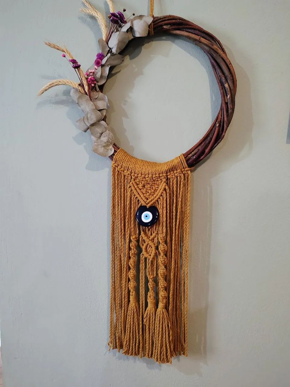 Transforme sua casa com essa linda decoração de porta em Macramé  - Foto 3