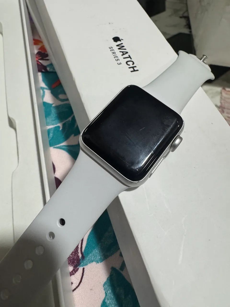 AppleWatch Séries 3 38MM Branco - Foto 2