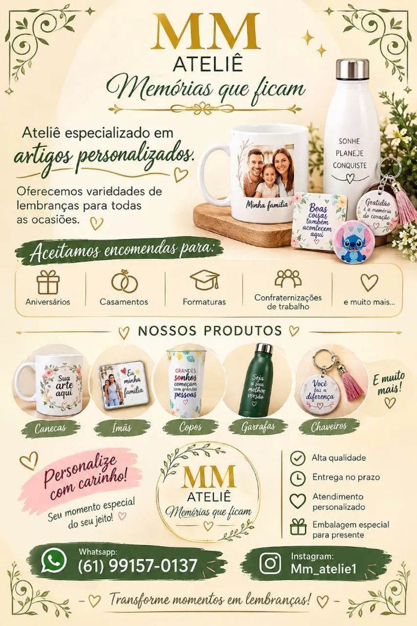 Produtos personalizados 