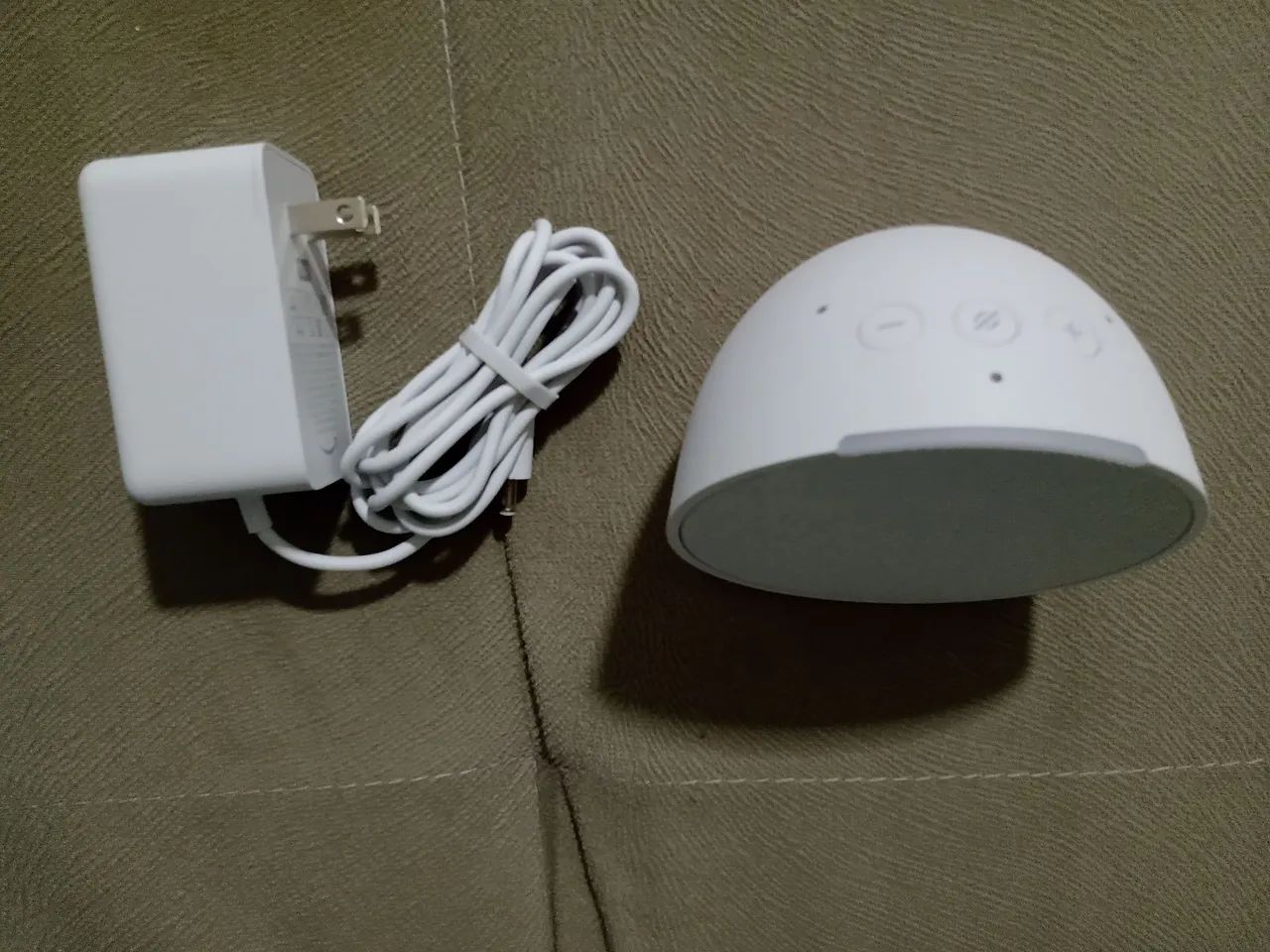 Smart Speaker Amazon Echo Pop com Alexa - Branco (Na Caixa) - Foto 3