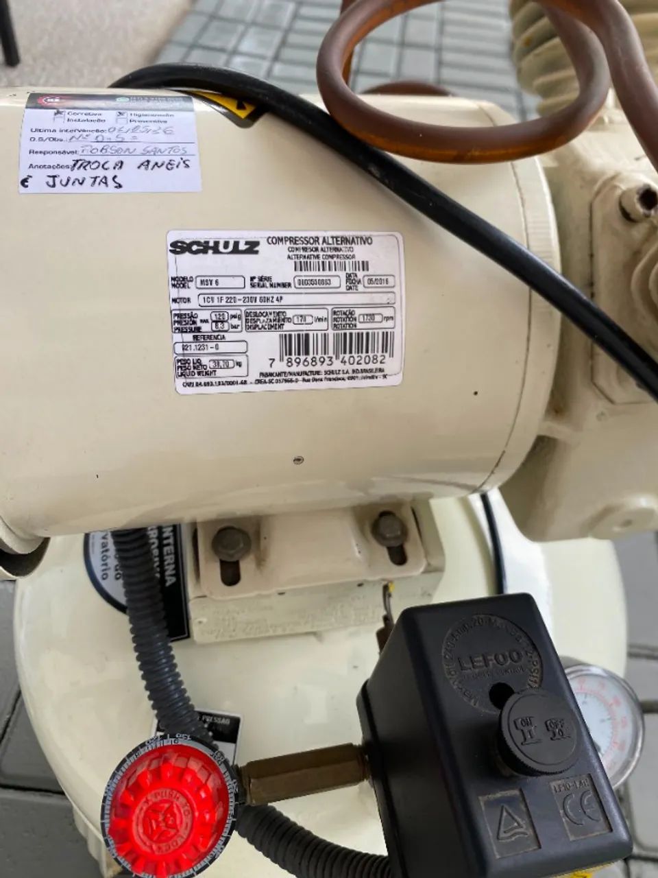 Vendo compressor odontológico 