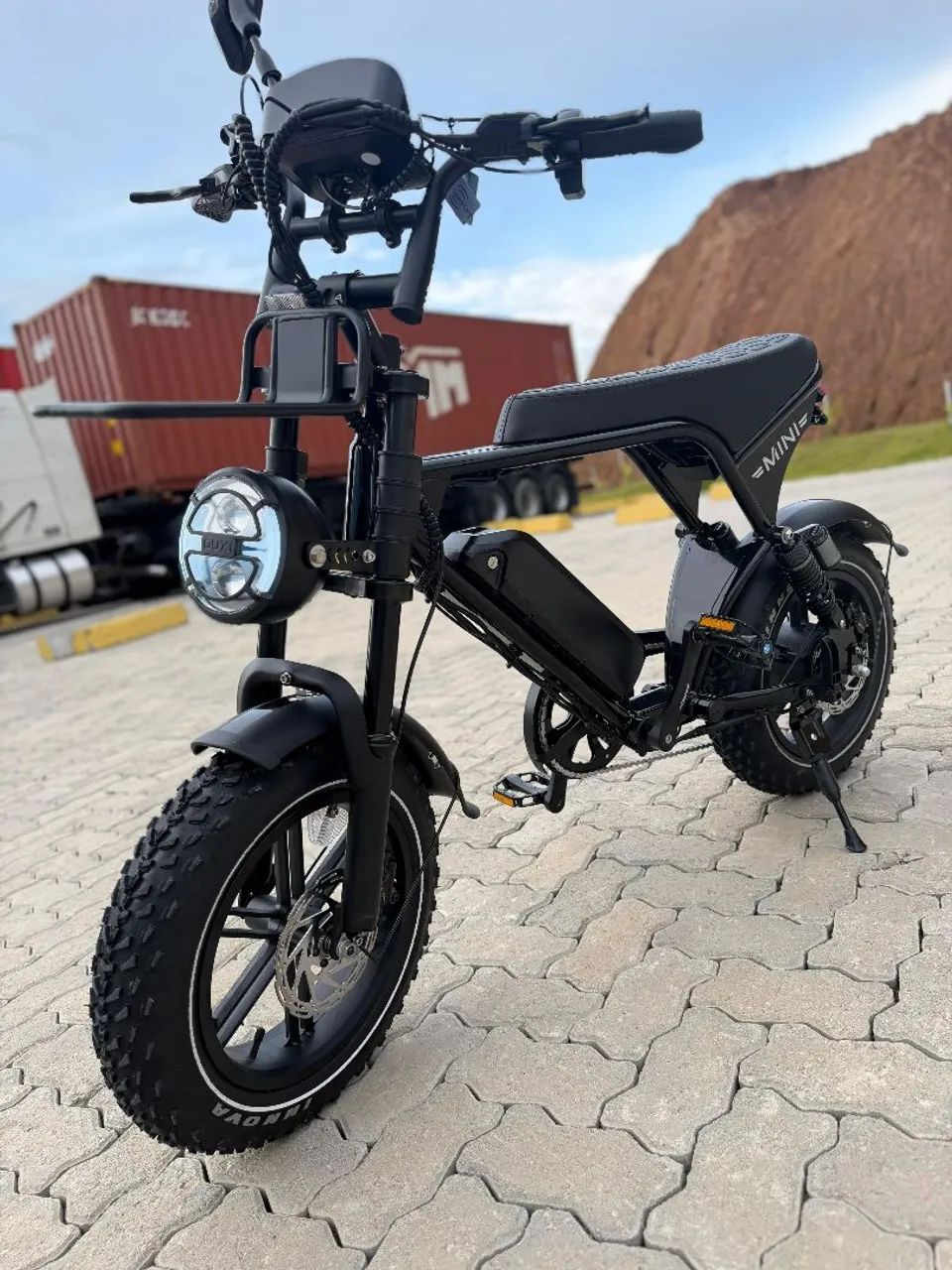 Bicicleta elétrica V8 Ultra Mini  - Foto 6