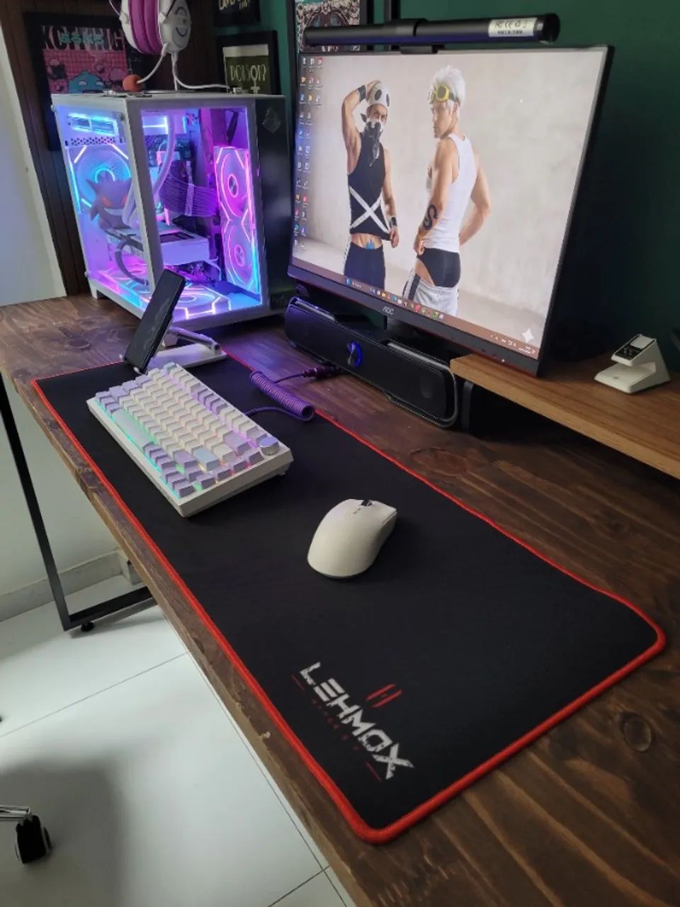 Mousepad Gamer Extra Grande (Extended) - Base Antiderrapante