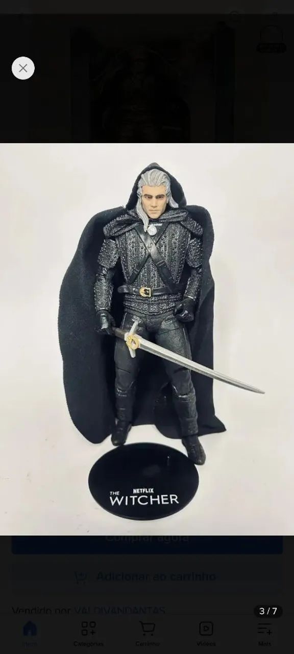 Gerard de Rivia the witcher mcfarlane toys 