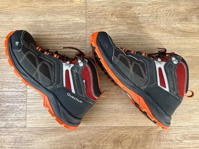 Bota Quechua Impermeável Trilha Mh100 Mid Trekking 42 - Foto 2