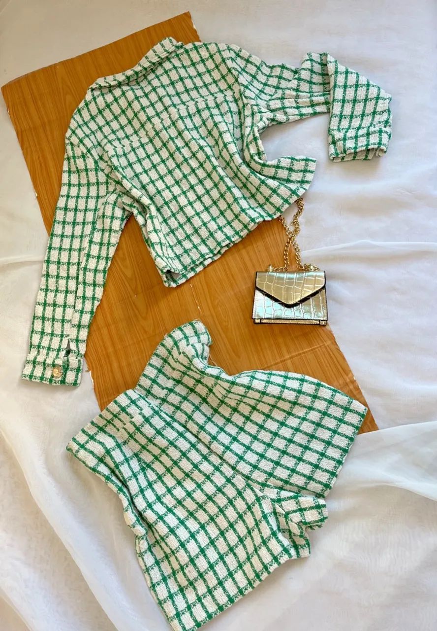 Conjunto tweed 2peçs  - Foto 3