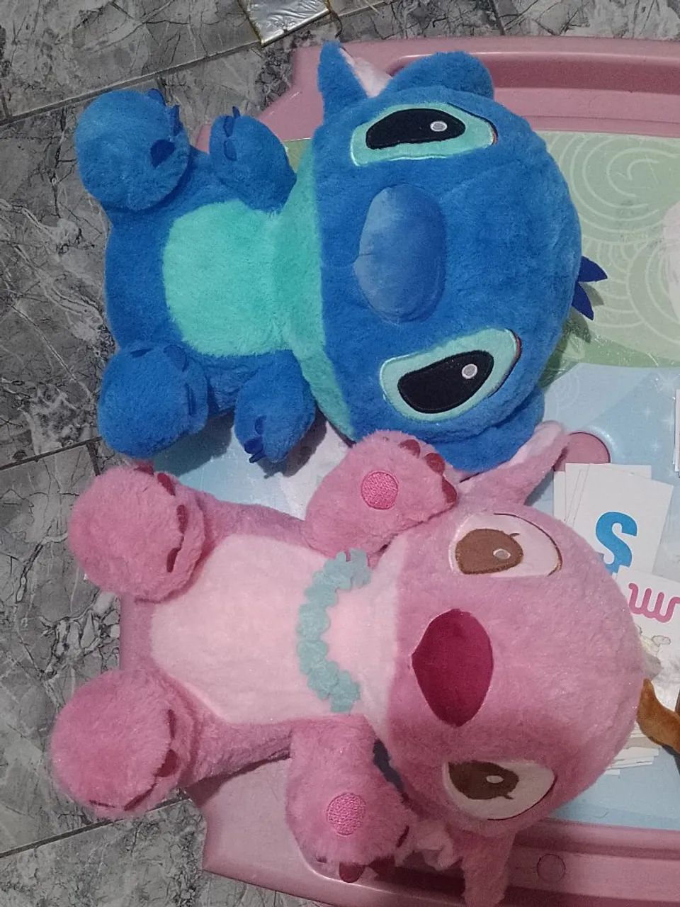 Pelúcia Stitch e Angel