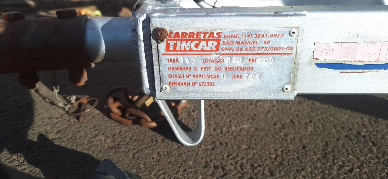 Barco Flay 600 Pantanaltica, com motor e carreta - Foto 8