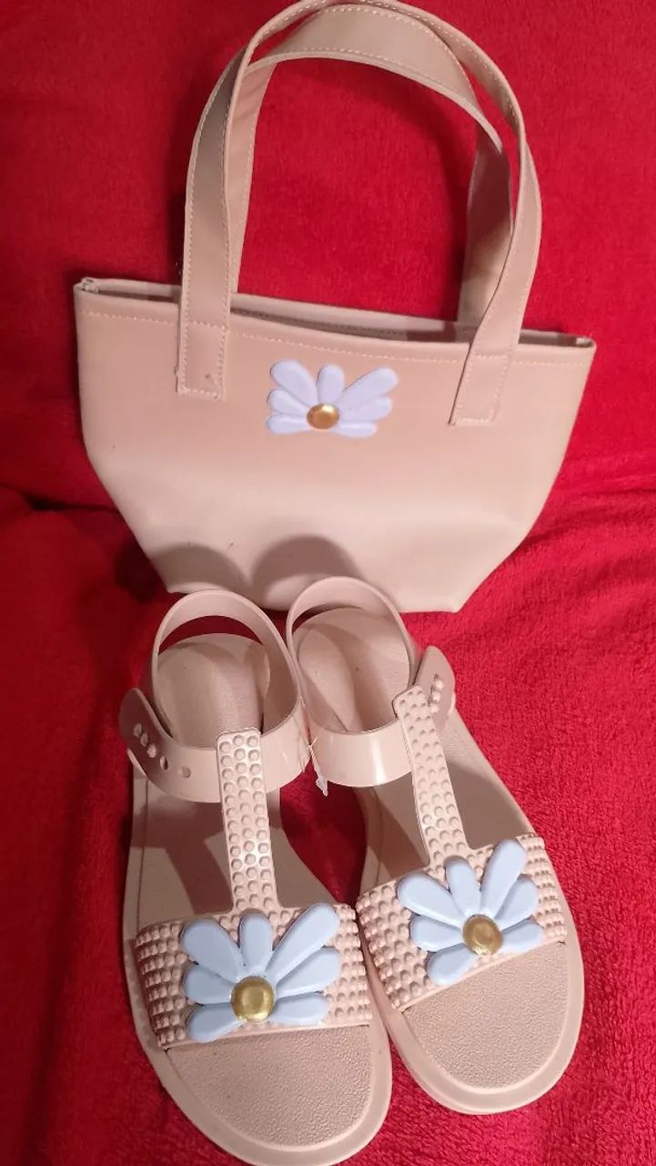 Kits de bolsa e sandálias batom escovas produtos variáveis  - Foto 4