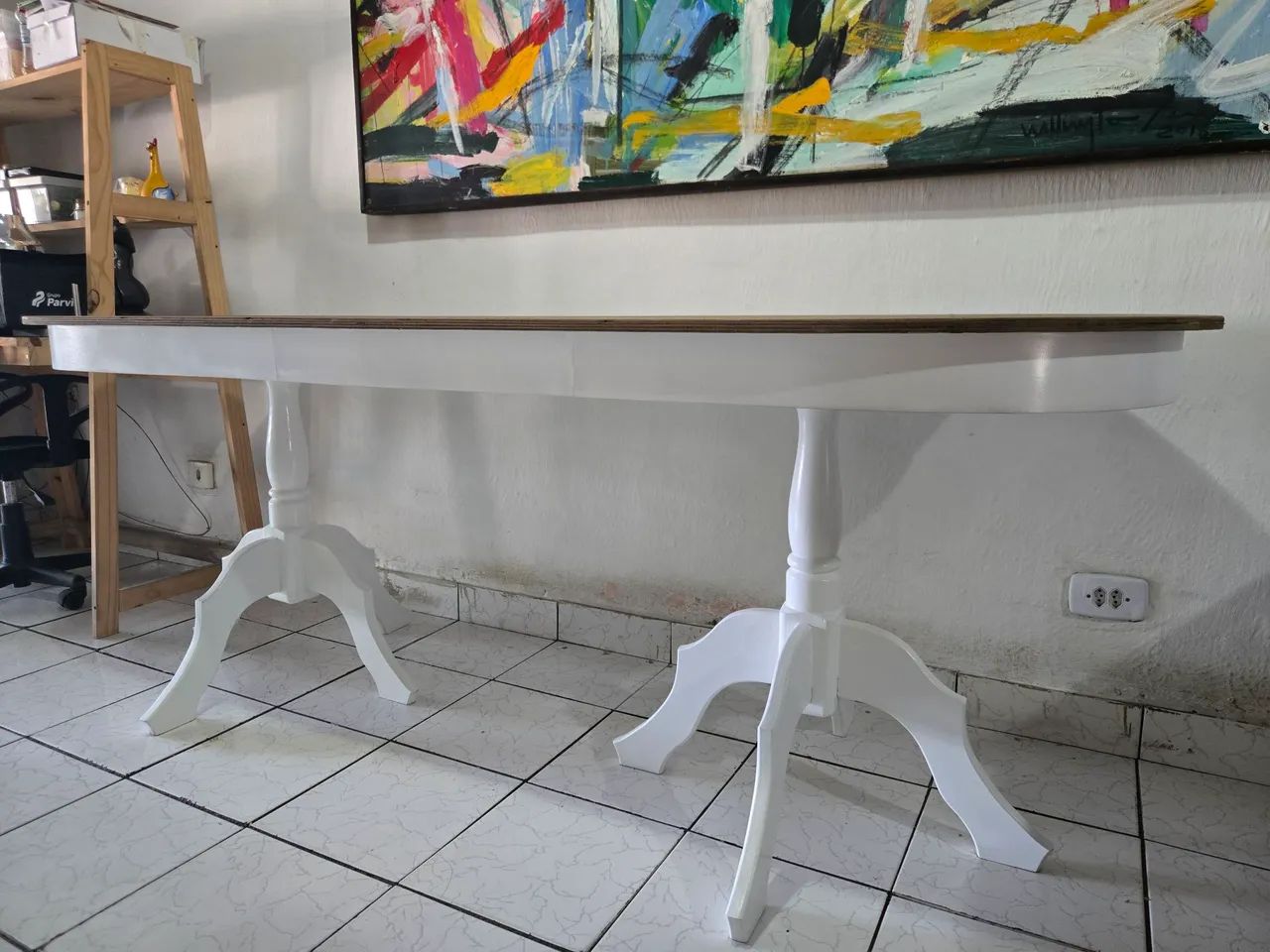 Mesa Oval Para Decoração de Festas  - Foto 5