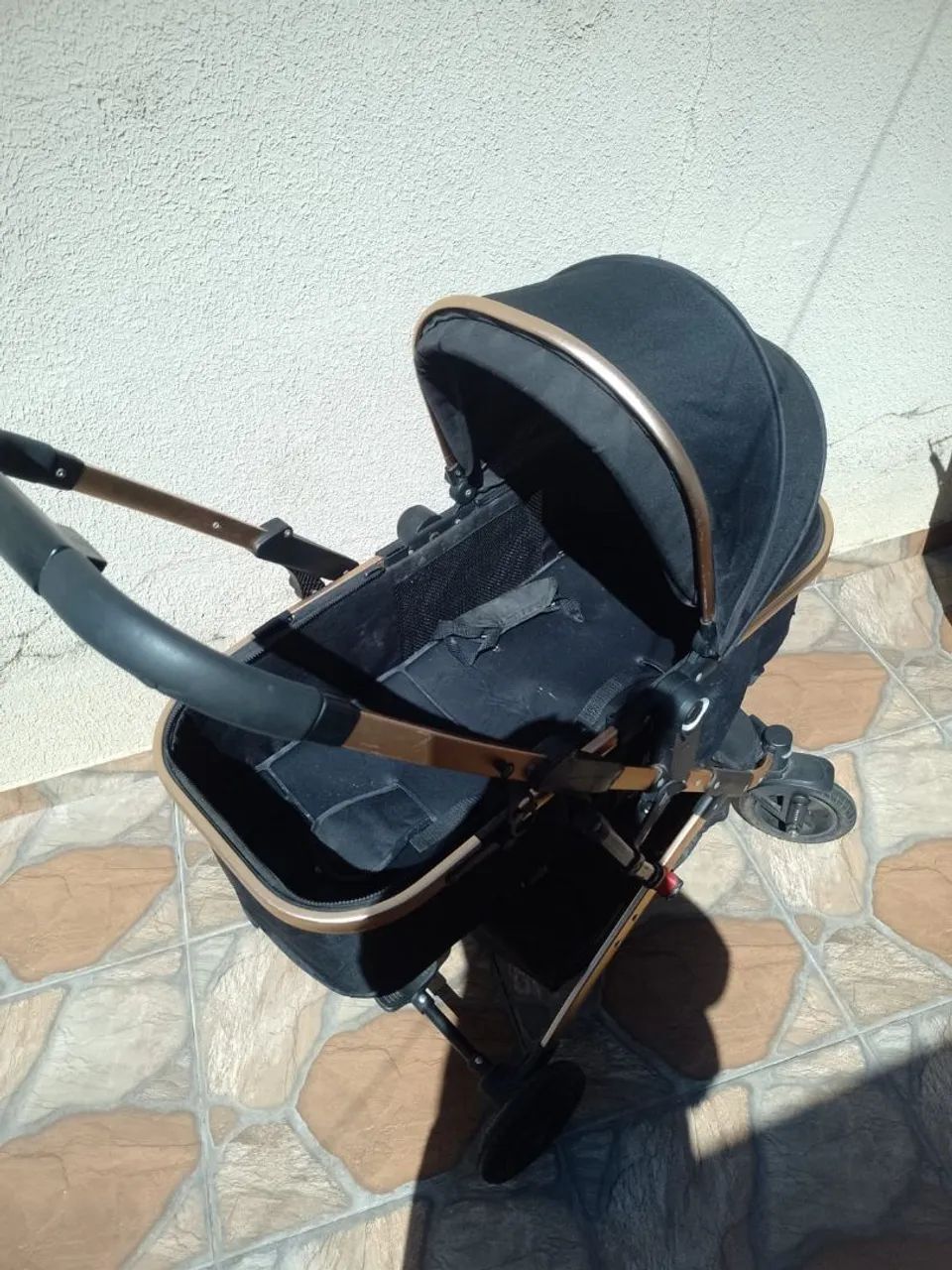 Carrinho Moisés + bebê conforto  - Foto 3