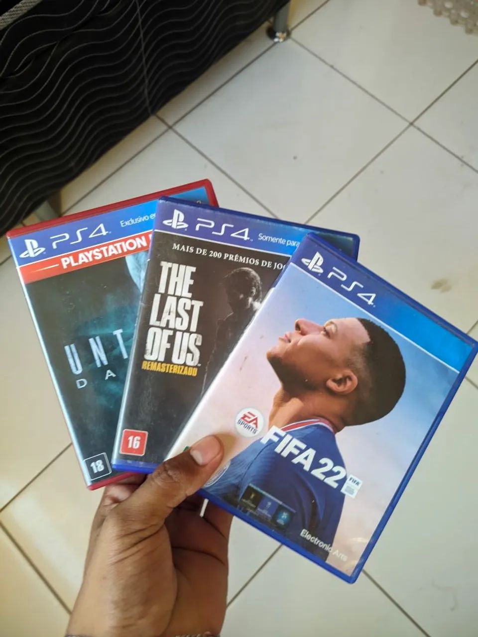 3 Jogos de Playstation 4