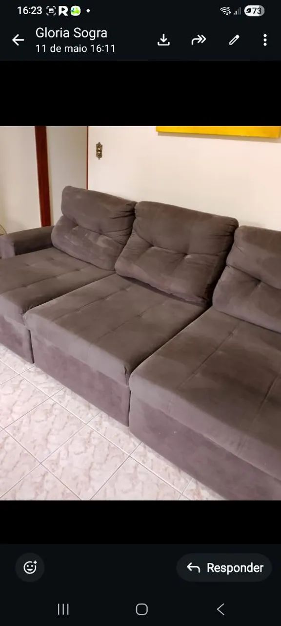 Sofá Retrátil super conservado e macio - Foto 2
