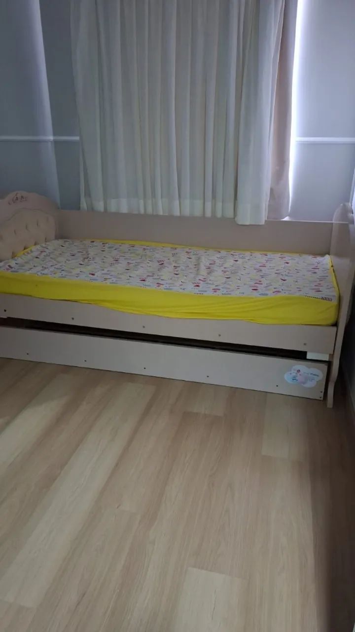 CAMA SOLTEIRO MENINA ROSE