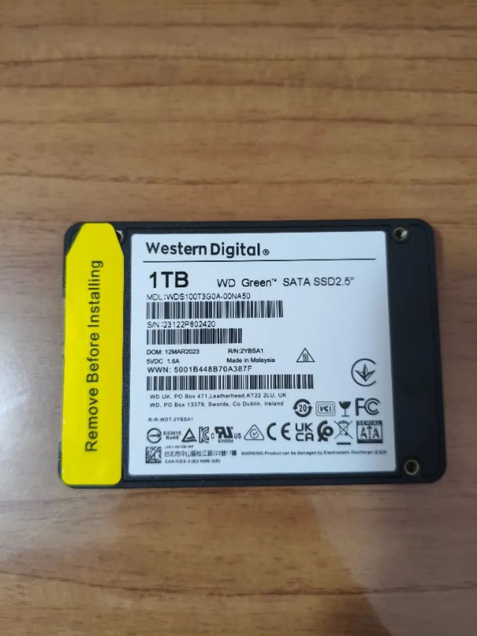 SSD WD Green 1TB SATA 2,5" para Notebook ou PC - Foto 2