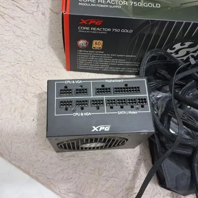 Fonte XPG Core reactor 750w Gold - Full modular - Foto 2