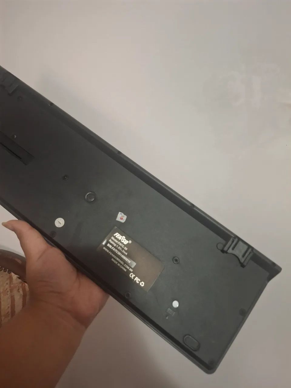 Teclado sem fio feasso fatc-30 slim - Foto 2