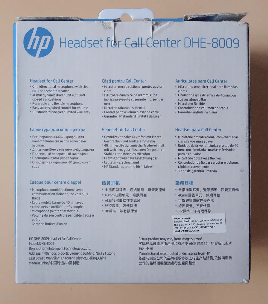 Headset for Call Center DHE-8009 Hp  - Foto 4