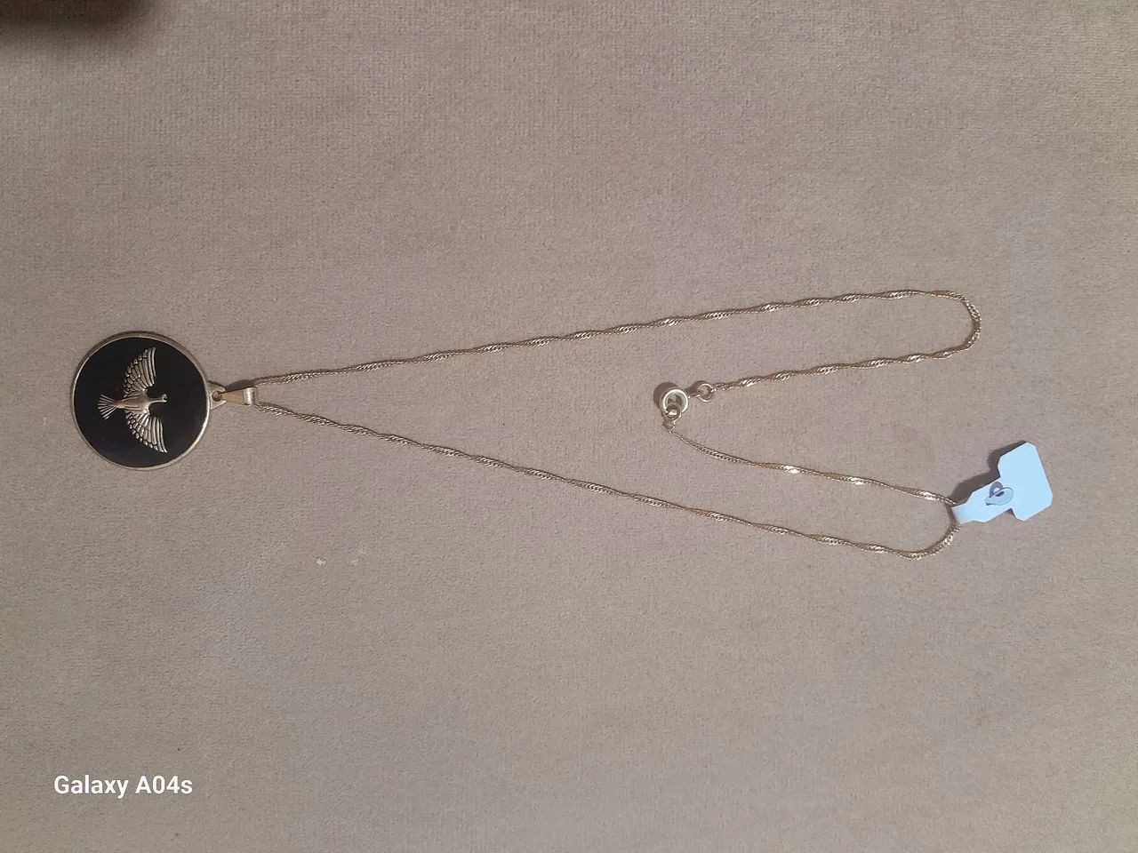 Cordão bijouteria 40 cm com pendente medalha  - Foto 5