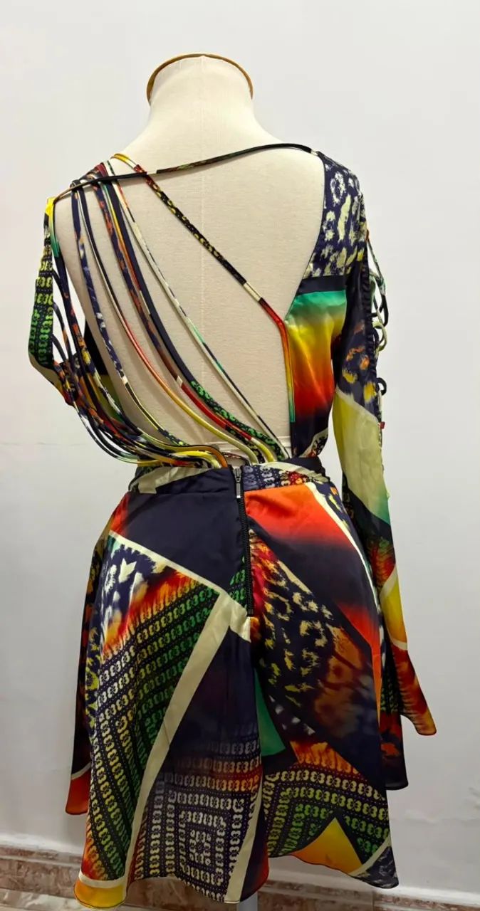 Vestido Botswana Uma manga só - Foto 2