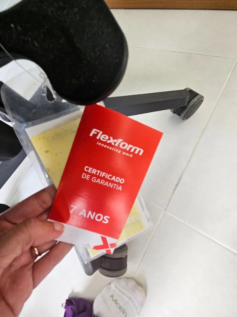 Cadeira Giratória de Escritório Tecton All Black Flexform - Foto 3