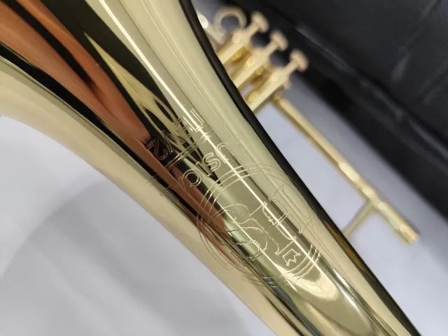 Trombone HS Musical TBV2 Sib Trigger - c/ Gatilho e Contrapeso - Laqueado - NOVO R$ 11.990 - Foto 6