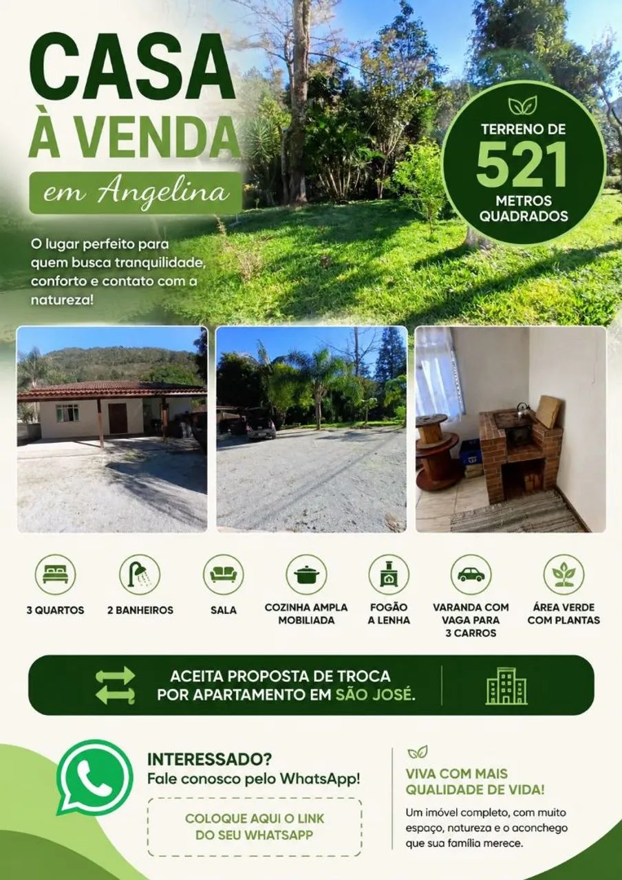 Casa a venda em Angelina