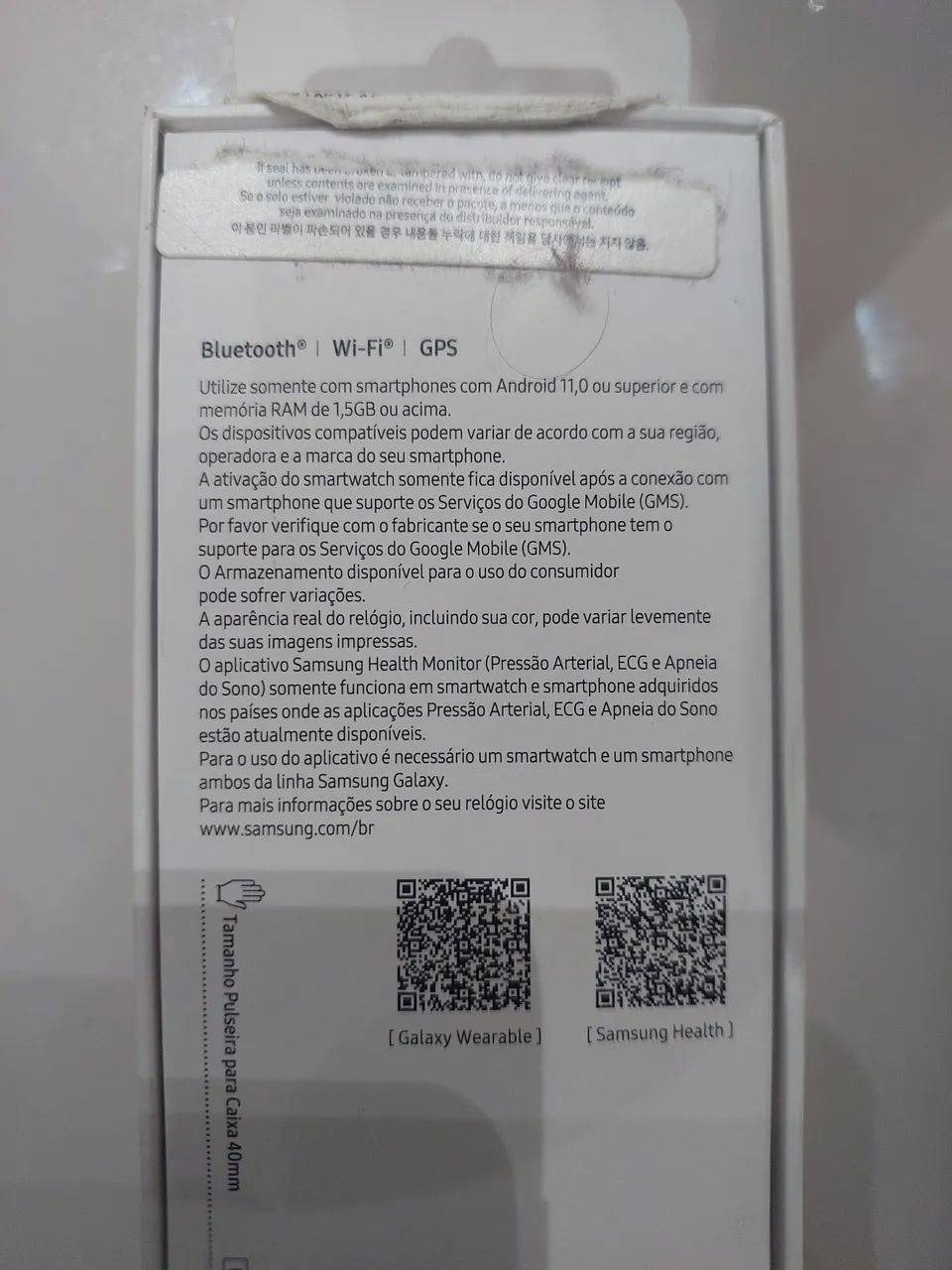 Relógio Smartwatch Galaxy Watch7  40mm - Foto 5