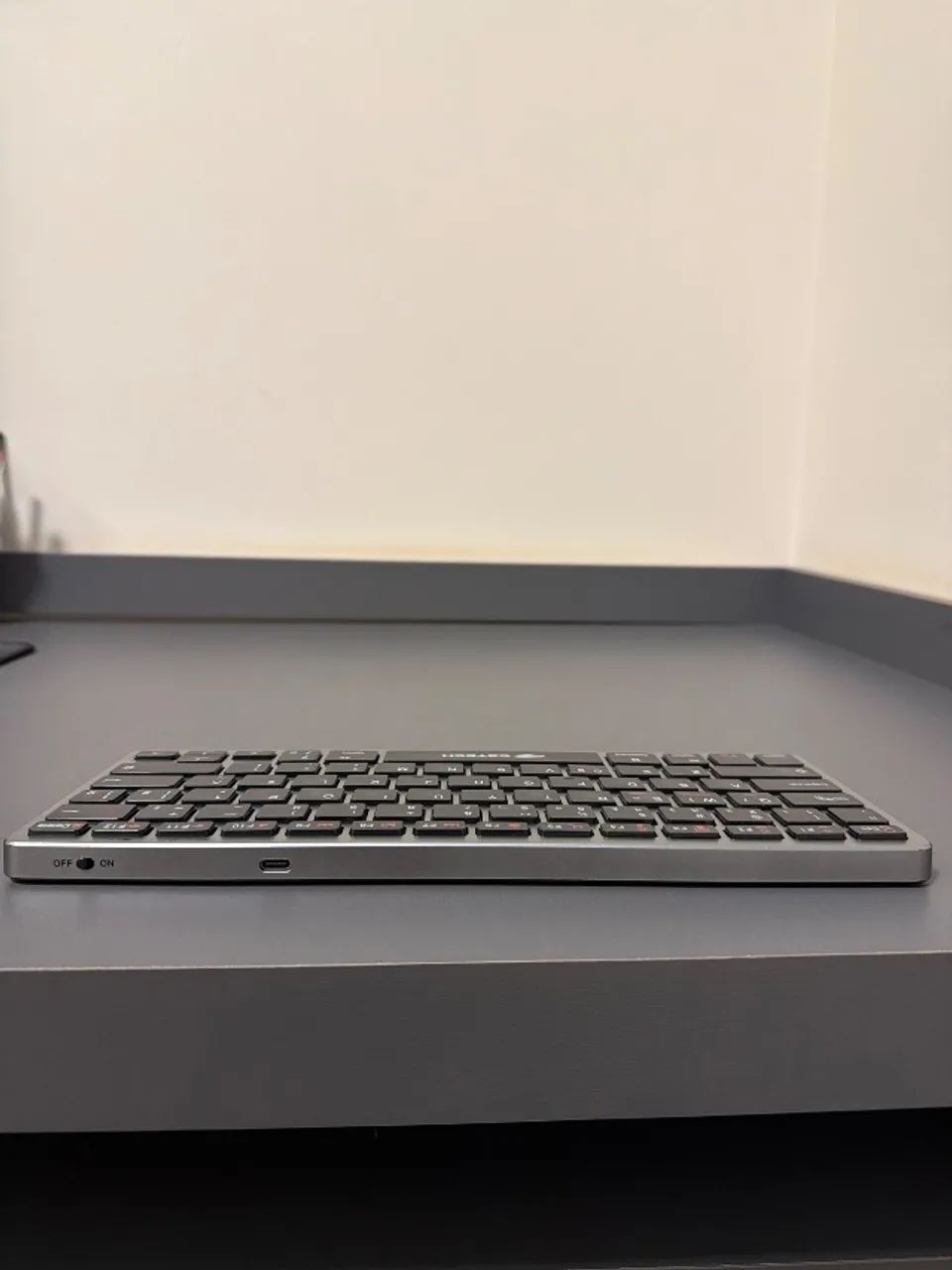 Teclado C3tech Sem Fio Bluetooth Recarregável K-bt50bk - Foto 2